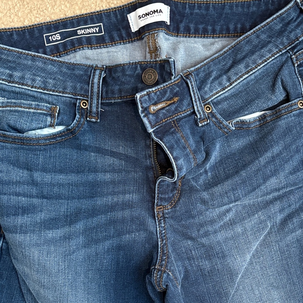 Sonoma Women's Dark Blue Skinny Jeans